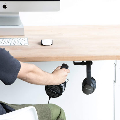the Anchor™ - the Original Under-Desk Headphone Stand Mount Holder