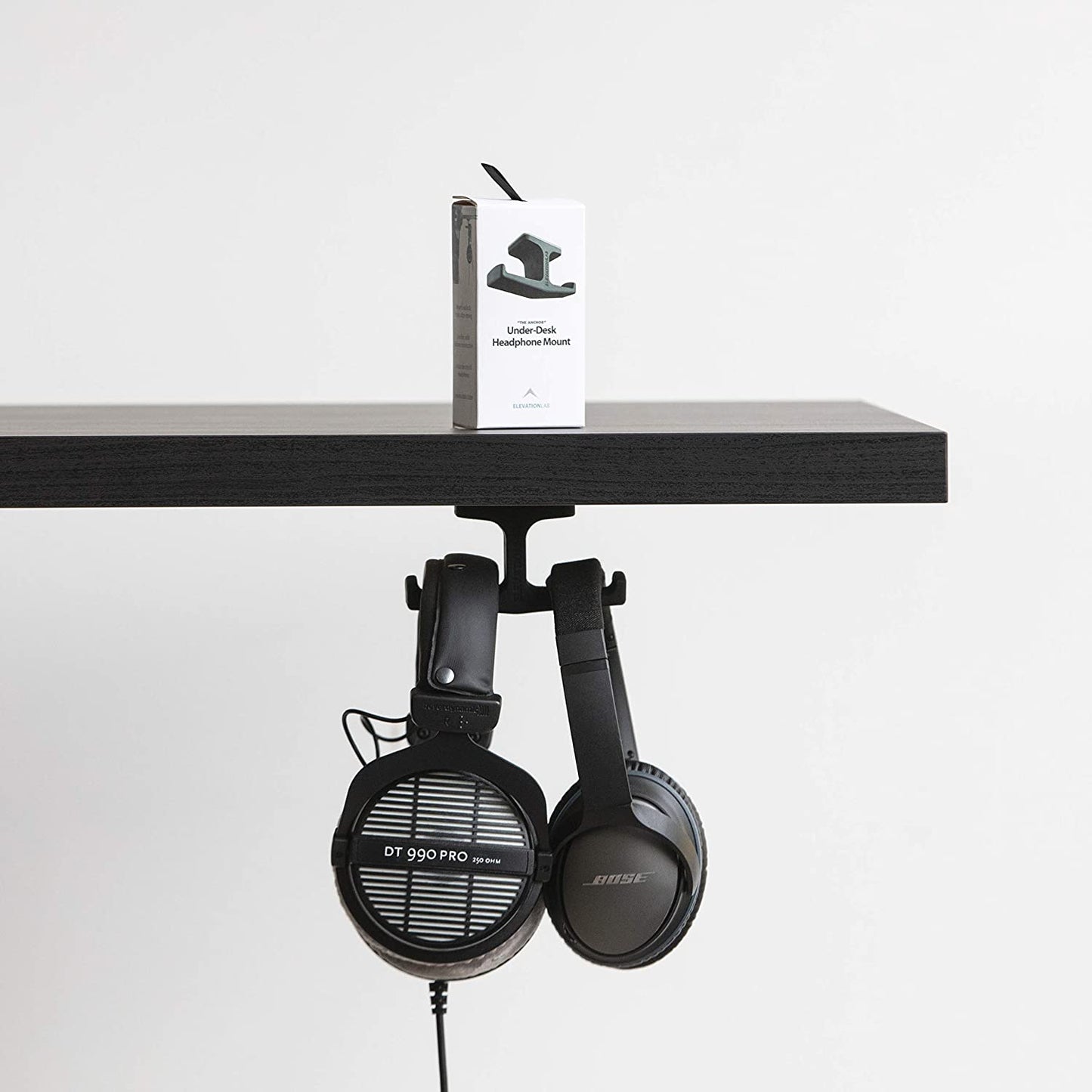 the Anchor™ - the Original Under-Desk Headphone Stand Mount Holder