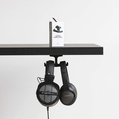 the Anchor™ - the Original Under-Desk Headphone Stand Mount Holder