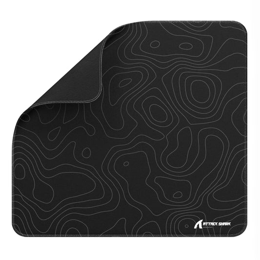 MAMBASNAKE×ATTACK SHARK CM02 Gaming Mouse Pad for Esports Speed Large Mouse Mats for Desk Waterproof Surface Stitched Edges and Anti-Slip Rubber Base Size L Laminate 17.72” X 15.75” X 0.16”